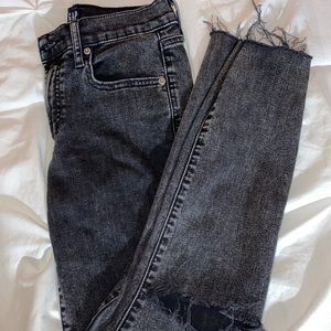 Gap black skinny jeans